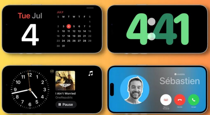沿河苹果手机维修分享iOS17横屏充电待机显示有什么好处 