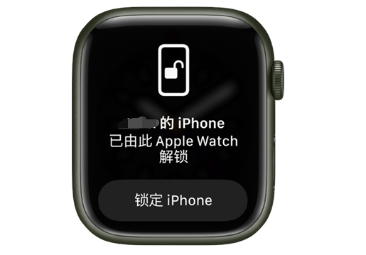 沿河苹果手机维修分享用 AppleWatch 解锁配备面容 ID 的 iPhone方法 