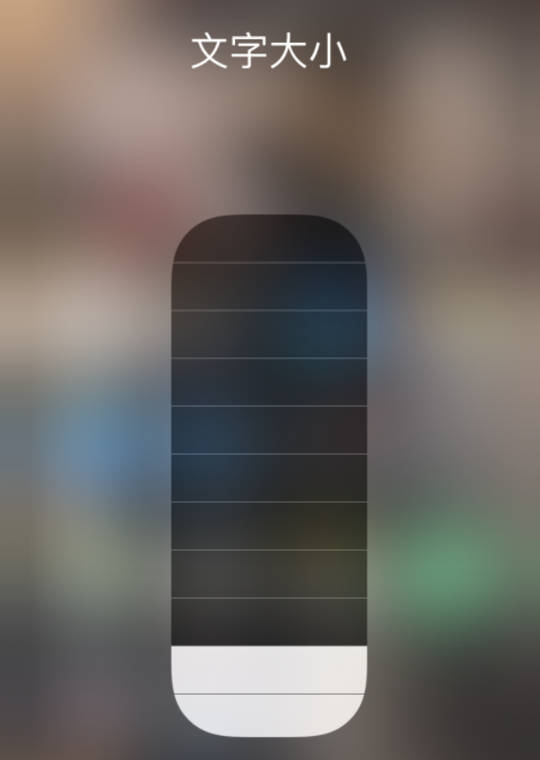 沿河苹果手机维修分享小技巧：在 iPhone 控制中心快速调节字体大小 
